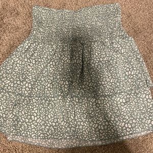 Cheetah print skirt